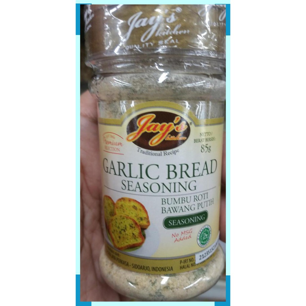 

Jays Kitcher | garlic bread | seasoning | 85 gram