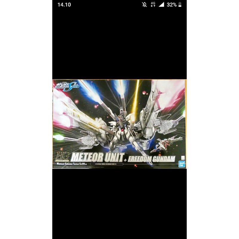 hg meteor unit freedom bandai