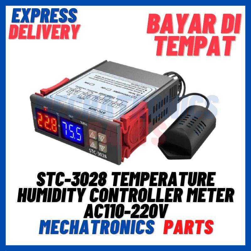 [BAYAR DI TEMPAT] STC-3028 Thermostat Humidity Controller AC220V 10A MESIN PENETAS TELUR