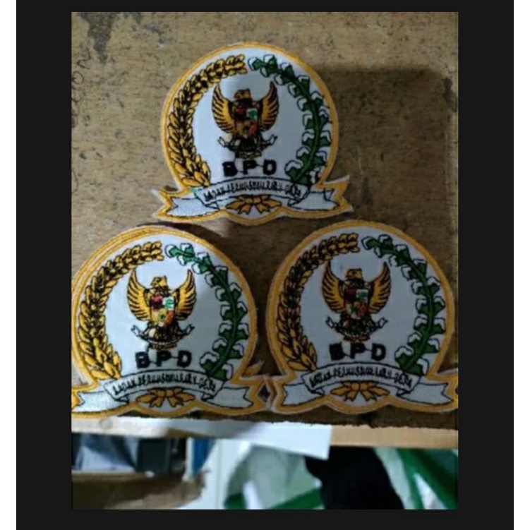 logo BPD emblem bordir