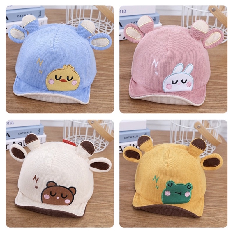 8-20 bulan Topi Baseball Anak Balita Telinga Giraffe ZZ/ Baby Baseball Hat Cap