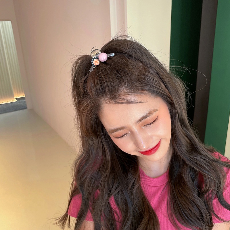 Jepit Rambut Badut Lucu Playful Gadis Korea Manis Lucu Jepit grabbing