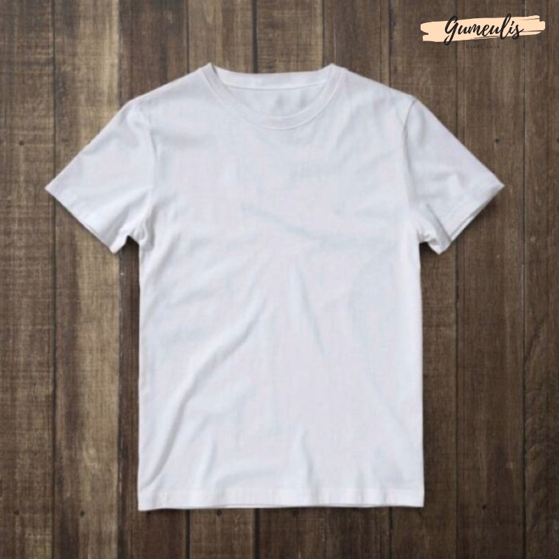 (COD)Kaos Polos Putih Pria Wanita Kaos Lengan Pendek Kaos Putih Baju Pria Wanita Baju Lengan Pendek