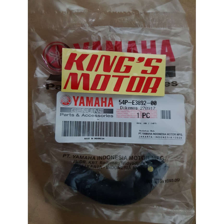 SELANG UDARA INTAKE MIO J, SOUL GT, FINO FI, XRIDE E3892 ASLI YAMAHA
