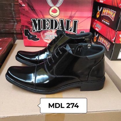 Sepatu kulit pria PDH polri TNI security guard PNS sepatu Kerja formal Tampil lebih keren