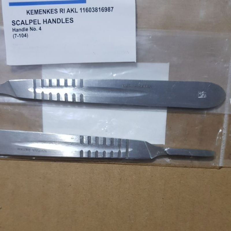 SCALPEL HANDLE No. 4 / Gagang Pisau no 4 / Scapel Handle