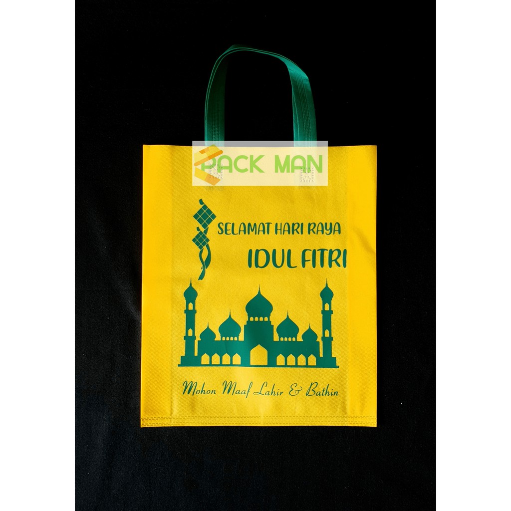 

Kantong Kain Lebaran Kuning 38 x 45 ( P X L)