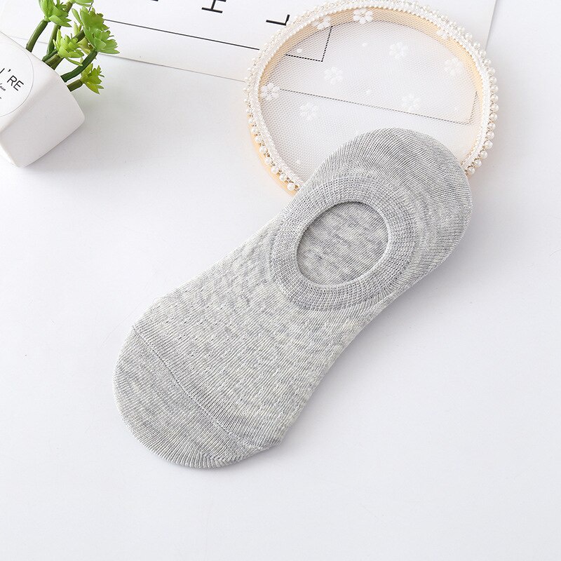 OVERFLOWS.ID Kaos Kaki Hidden Di Bawah Mata Kaki Pria Wanita Ankle Sock Basic Import Kaos Kaki-Abu Muda