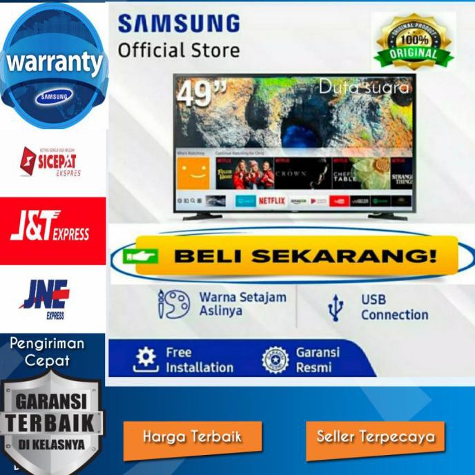 Ready&Siapkirim Tv Led Samsung 49 Inch 49J5250 Digital Smart Tv Garansi Resmi