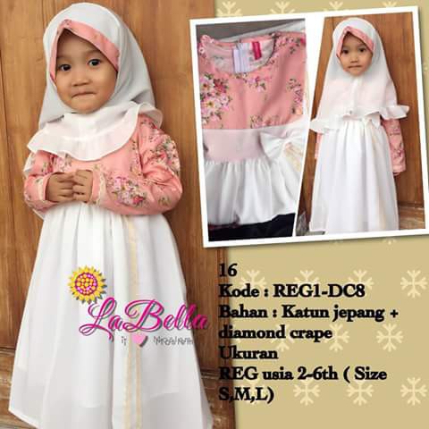 Gamis Putih Labella