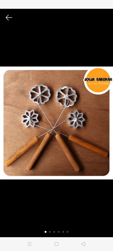 Cetakan Kembang Goyang Aluminium Cor Kecil Besar By Jogja Barokah Loyang