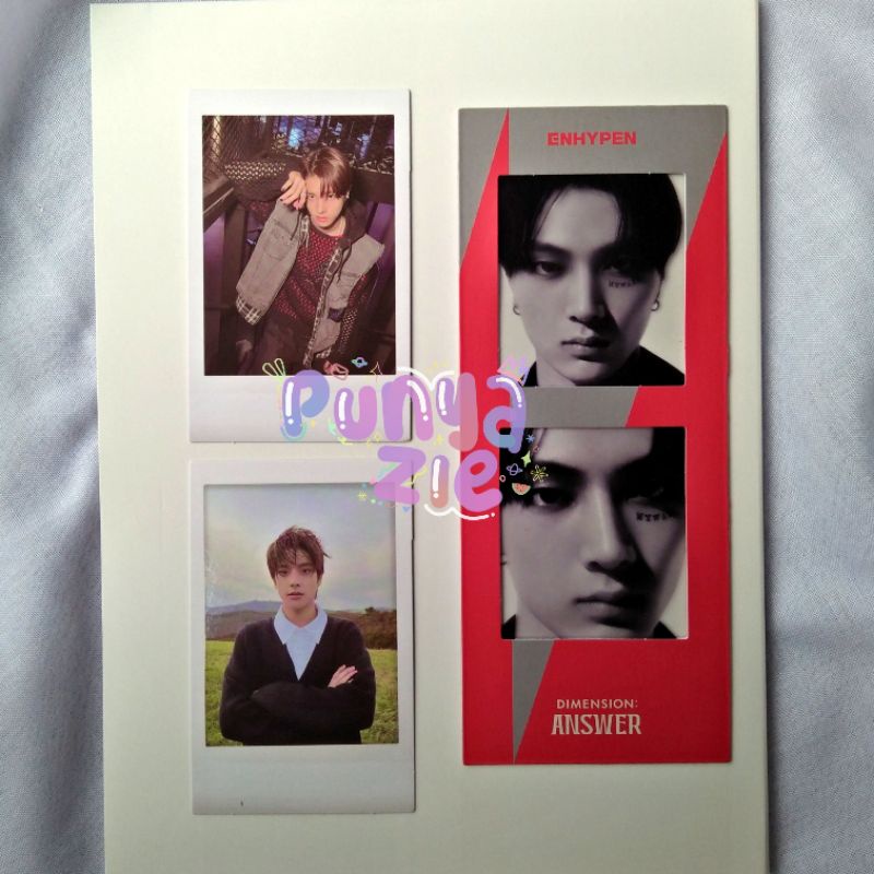 READY PHOTOCARD / POLAROID BOOKMARK JAKE JAY YET NO DIMENSION ANSWER [BACA DESKRIPSI]