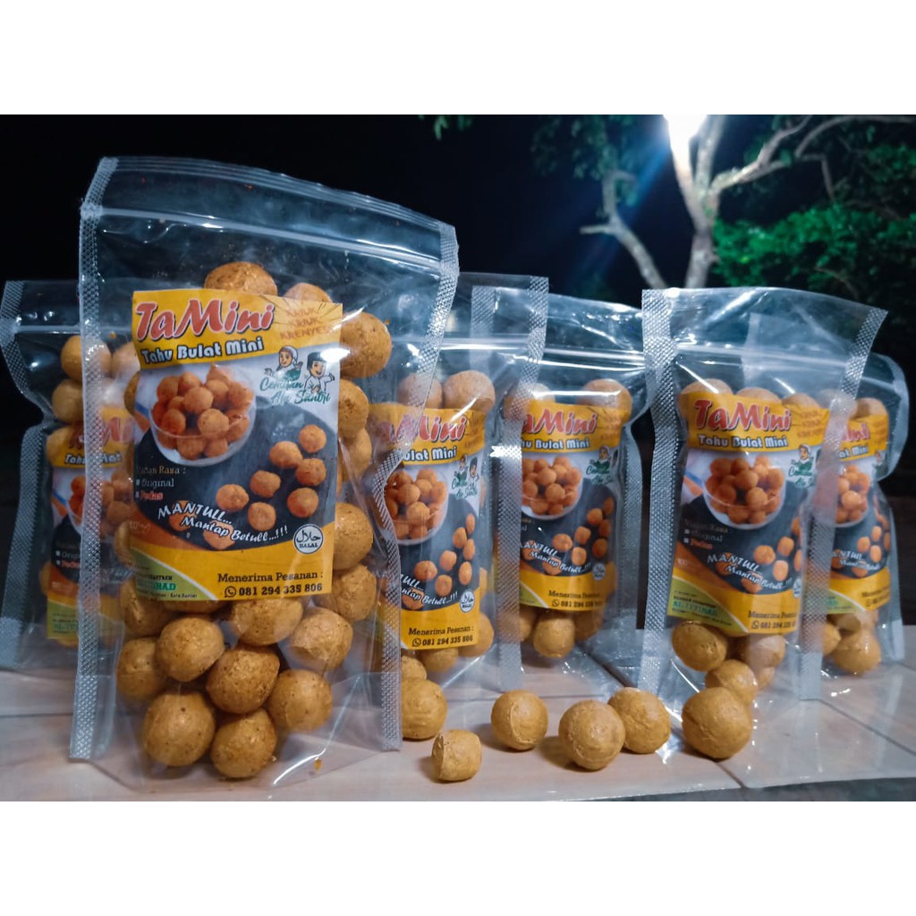 

TAHU BULAT MINI/TAMINI/TAHU BULAT MINI KRIUK/TAHU BULAT MINI PEDAS