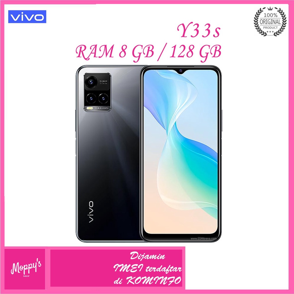VIVO Y33S 8 128 GB TERBARU VIVO Y33S RAM 8+4/128GB GARANSI RESMI VIVO