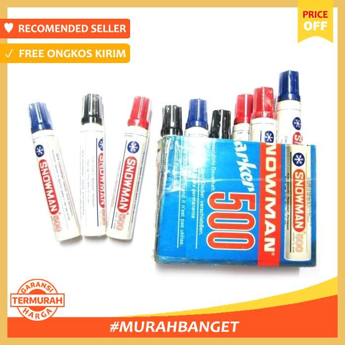 

Spidol Snowman 500 Jumbo / Snowman Marker Jumbo 500 / Jumbo / 500 - Alat Tulis - Spidol Papan Tulis