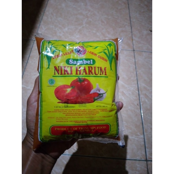

saos niki harum/bpom/khas semarang 600ml