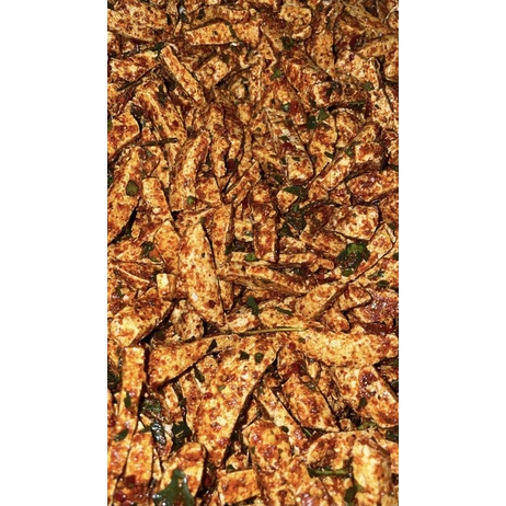 BASRENG PEDAS DAUN JERUK // ORIGINAL // 250GR // 500GR-Basreng pedas