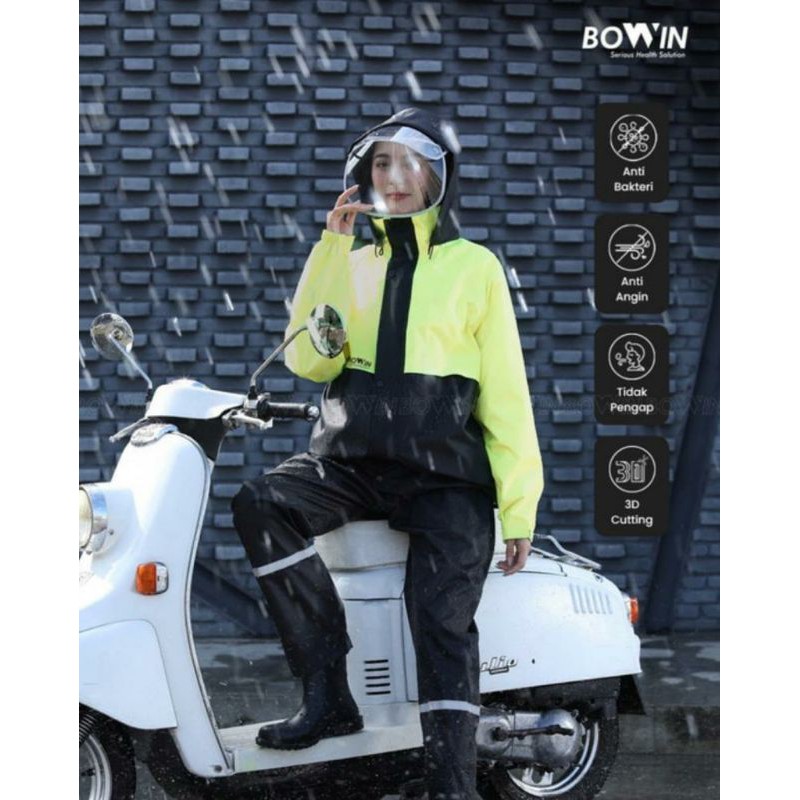 BOWIN Jas Hijab Premium 3D Cutting ~ Anti Bakteri &amp; Windproof