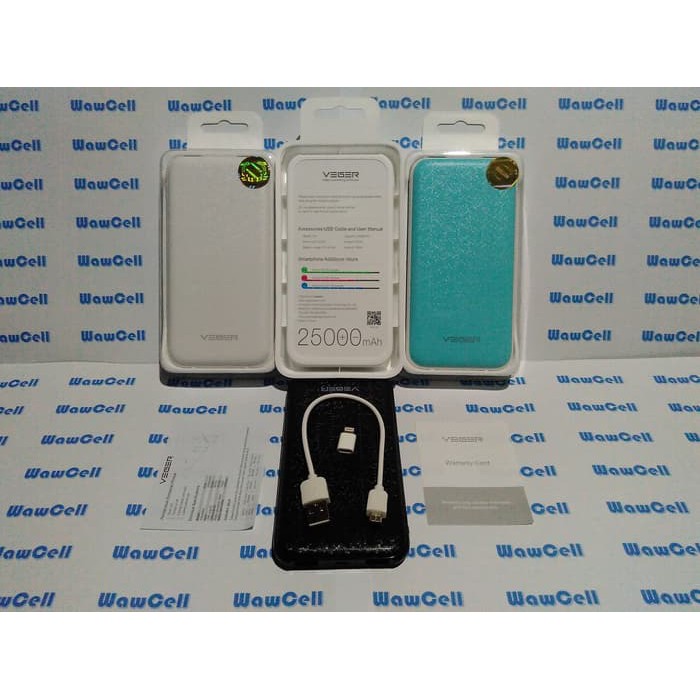 Power Bank Veger 25.000 Mah / 25000 Mah / 25000Mah Original