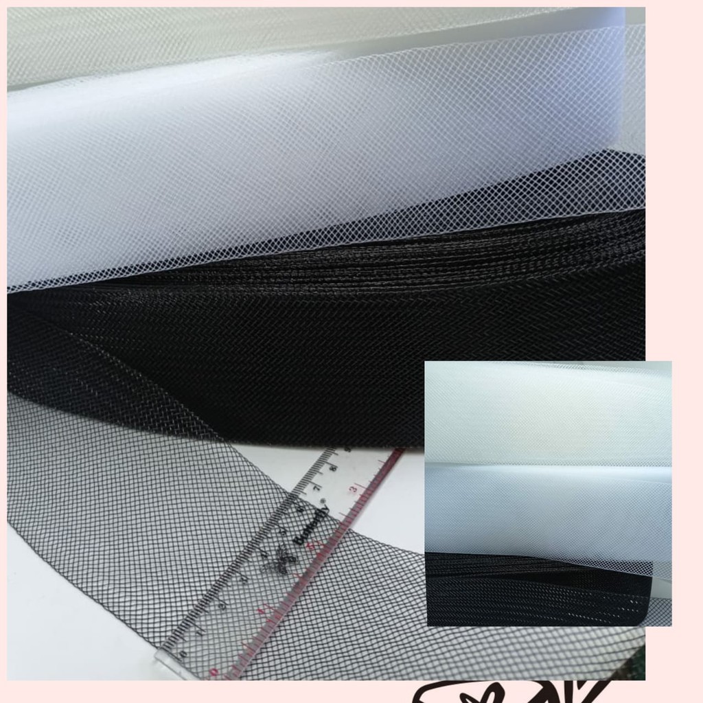 10YARD - 6 CM &amp; 7 CM HORSEHAIR |PITA JALA KAKU