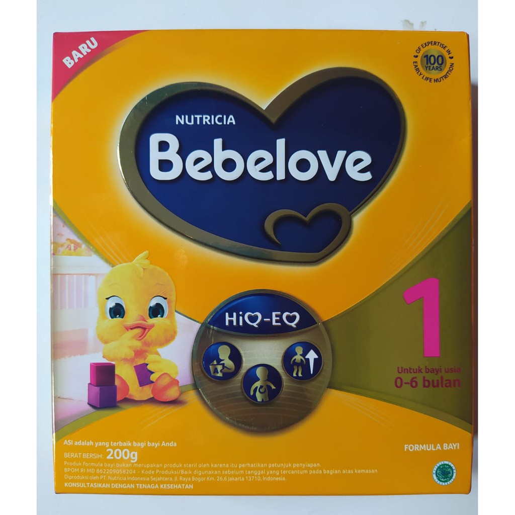 BEBELOVE 0-6 BULAN 200 GRAM