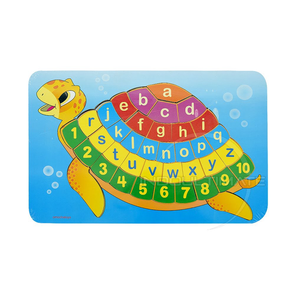 Mainan Puzzle Edukasi Anak Label SNI Mainan Edukatif Anak Mainan Puzzle Kayu Gambar Hewan TO-A13