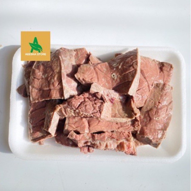 

Paru Sapi Slice 250gr Daging Paru Slice Rebus Beef Lung Slice 250gr AEESHASTORE