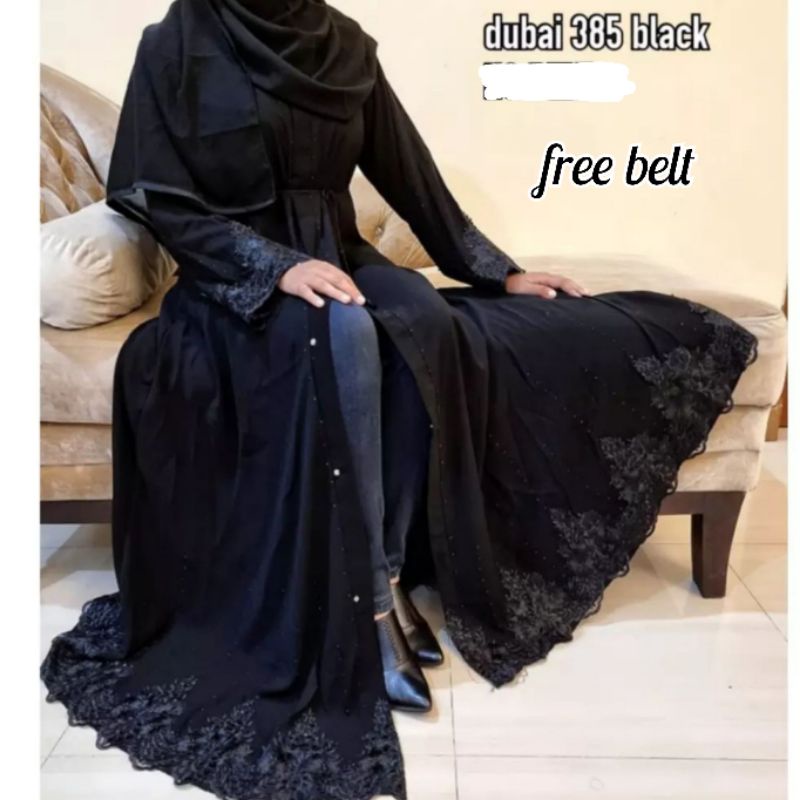 Abaya Hitam terbaru, Abaya Turkey, gamis Arab , fashion muslim