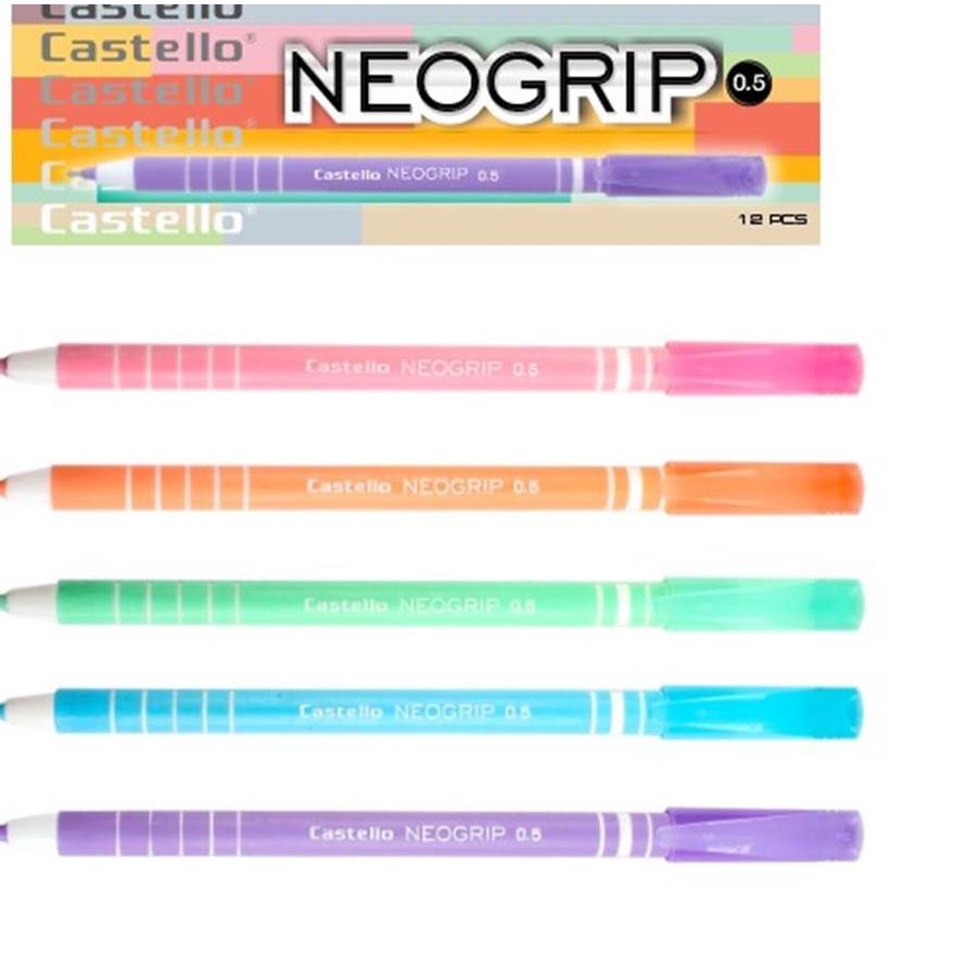 

Terjangkau Pen Castello NEOGRIP 12Pcs ,,