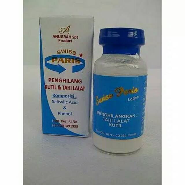 Swiss Paris Lotion Penghilang Tahi Lalat dan Kutil - Penghilang mata ikan - Swiss Paris Lotion Ori