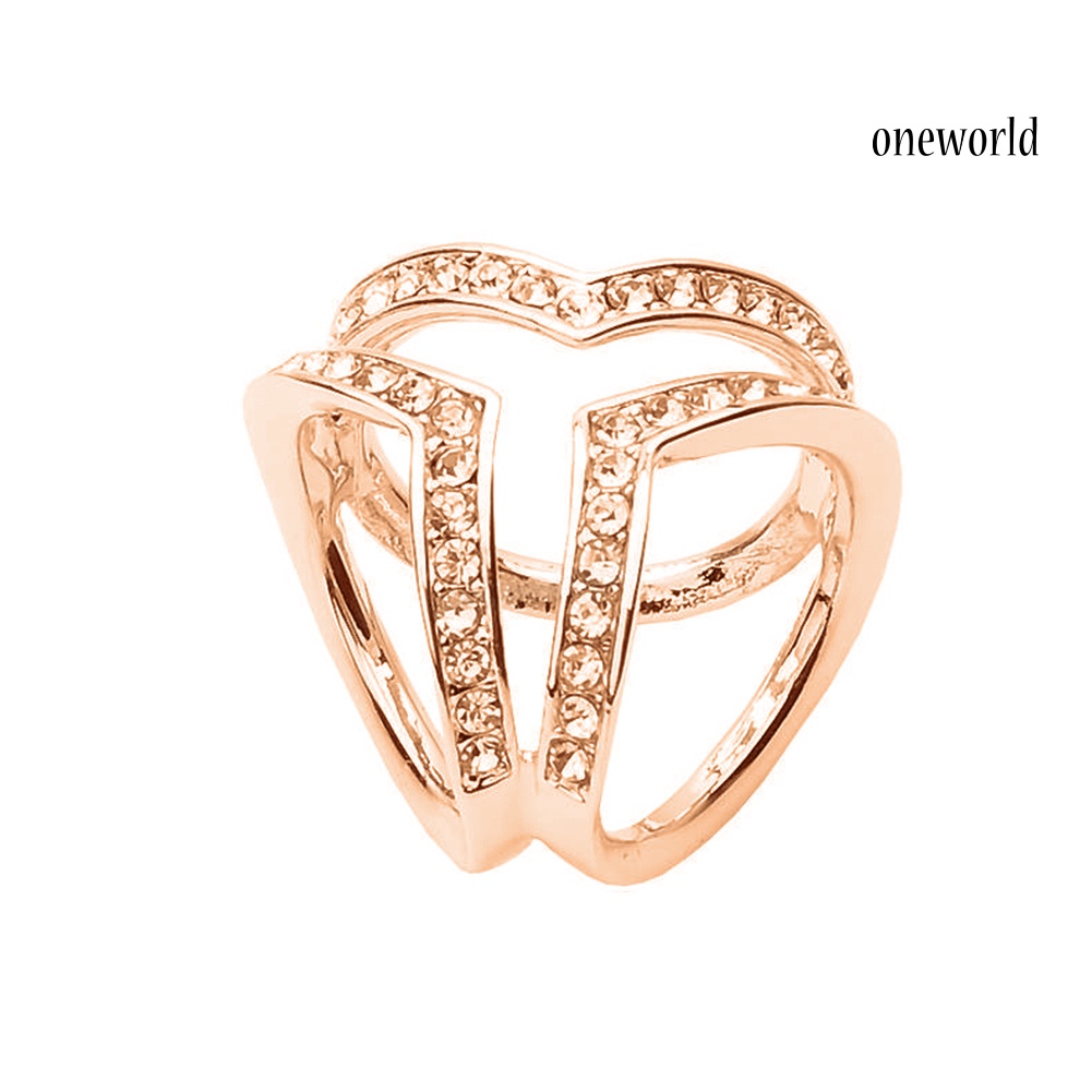 OW@ Fashion Women Tri-circle Scarf Buckle Brooch Ring Shawl Clip Jewelry Accessories