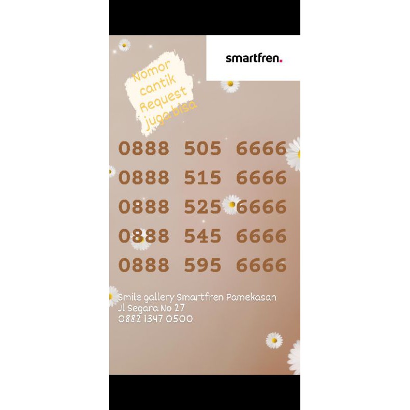 nomor hp cantik smartfren