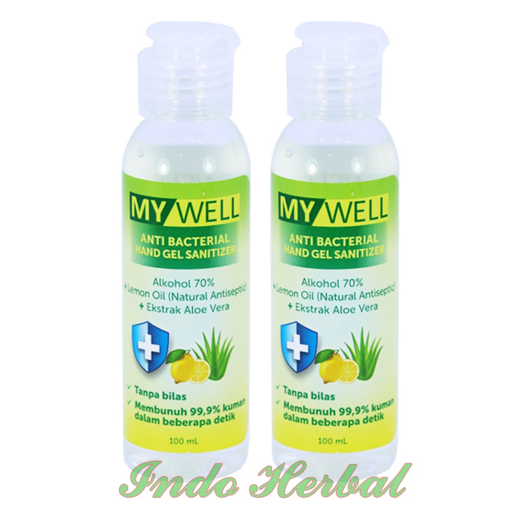 MY WELL Hand Gel Sanitizer 100 ml | Hand Sanitizer Anti Bacteri