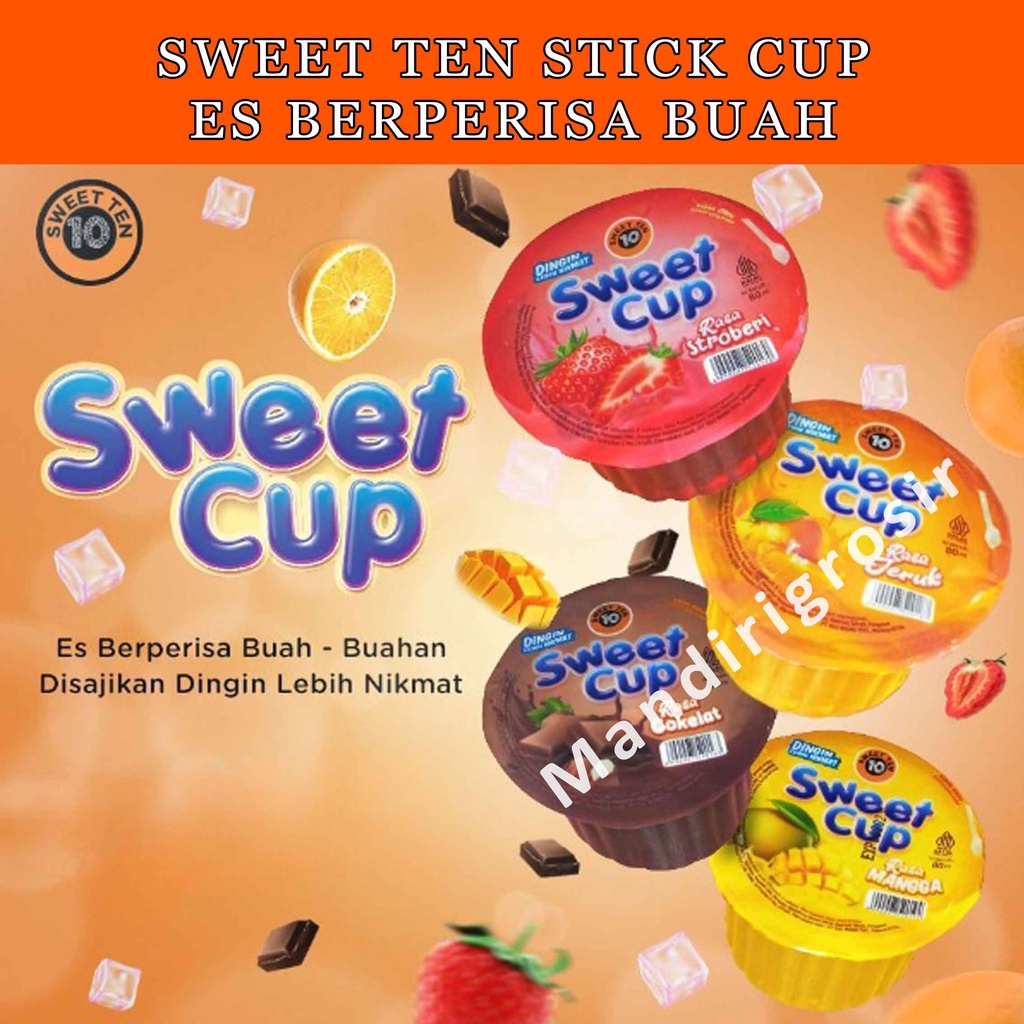 1 Pack Es Berperisa Buah-Buahan * Sweet Ten Ice * Stick Ice * Ice Cup * Pillow Ice