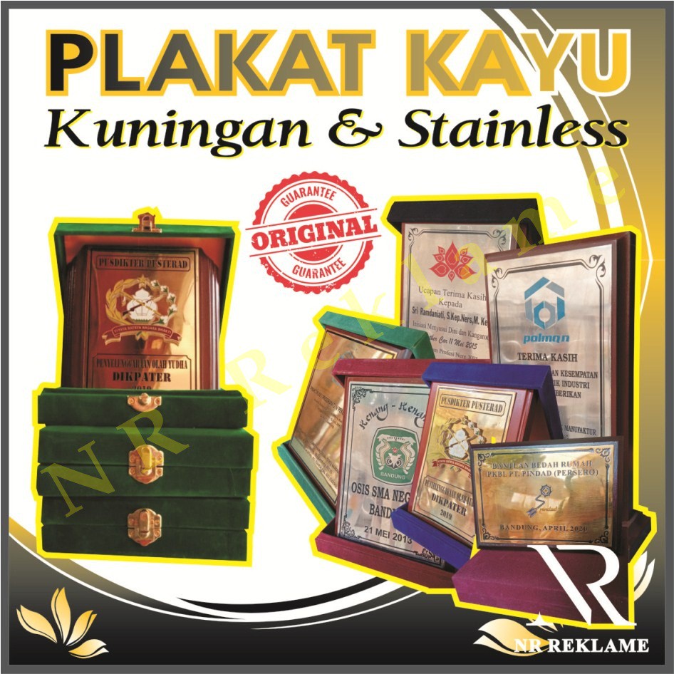 Plakat Kayu Plakat Custom