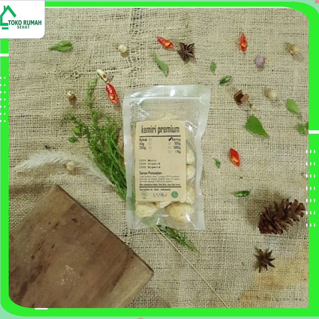 

KEMIRI PACK KERING PREMIUM 500 GRAM - Aleurites Moluccanus - MUR