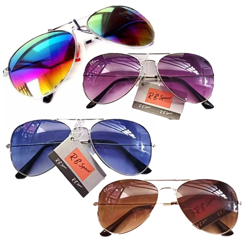 Kacamata Hitam Fashion Aviator Kacamata Gaya Pria Wanita Cassual Trend Sunglasses Kacamata Fashion
