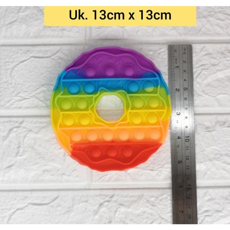 POP IT MURAH | POP IT GROSIR | POP IT RAINBOW MURAH | POP IT MACARON | POP IT-Donat rainbow