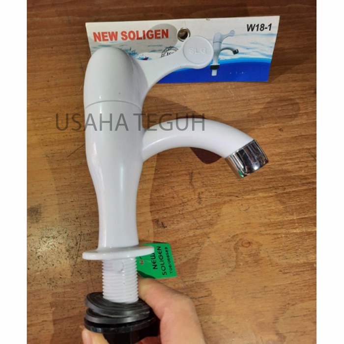 Kran wastafel pvc Soligen