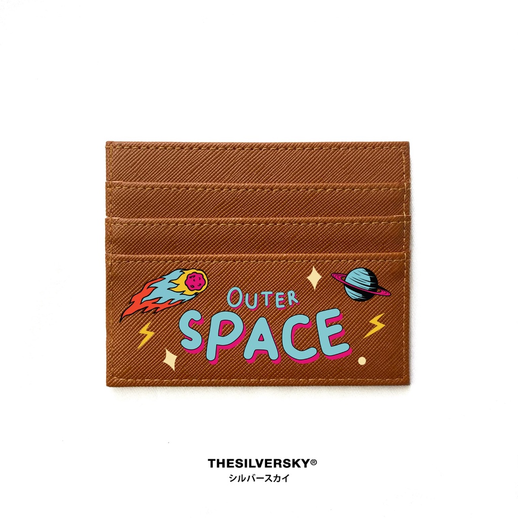 Thesilversky Space Card Holder Dompet Kartu Premium