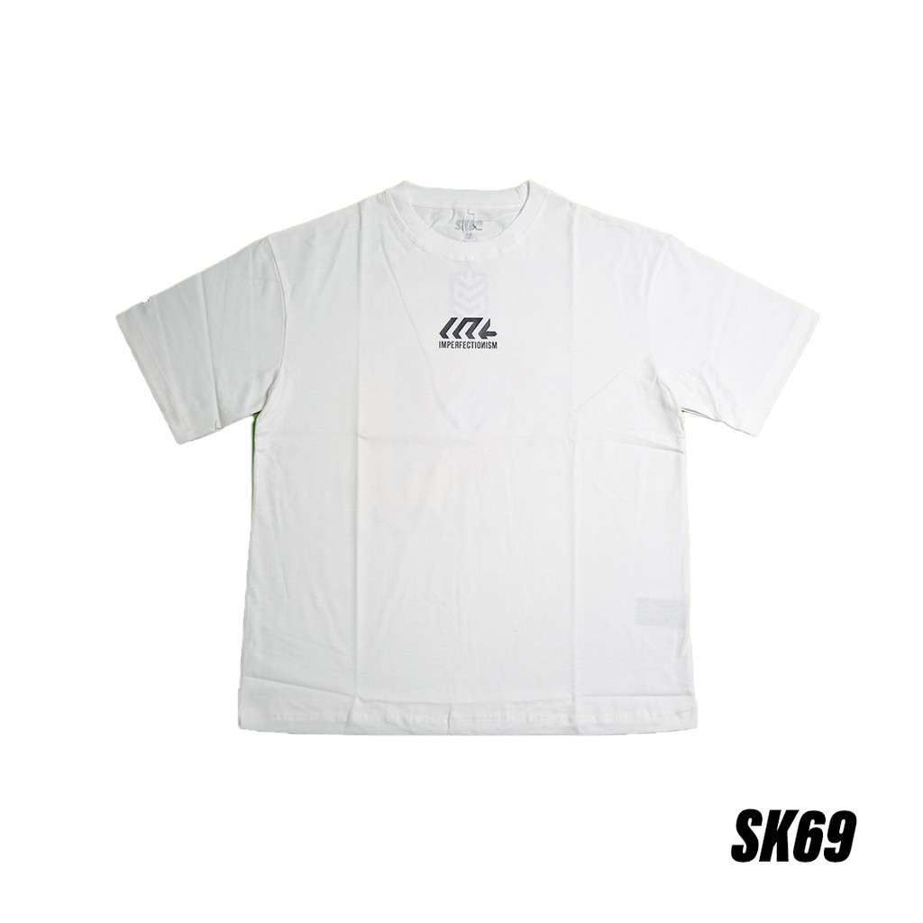 SK69 - Kaos - T-Shirt Imperfectionism White (Oversized)
