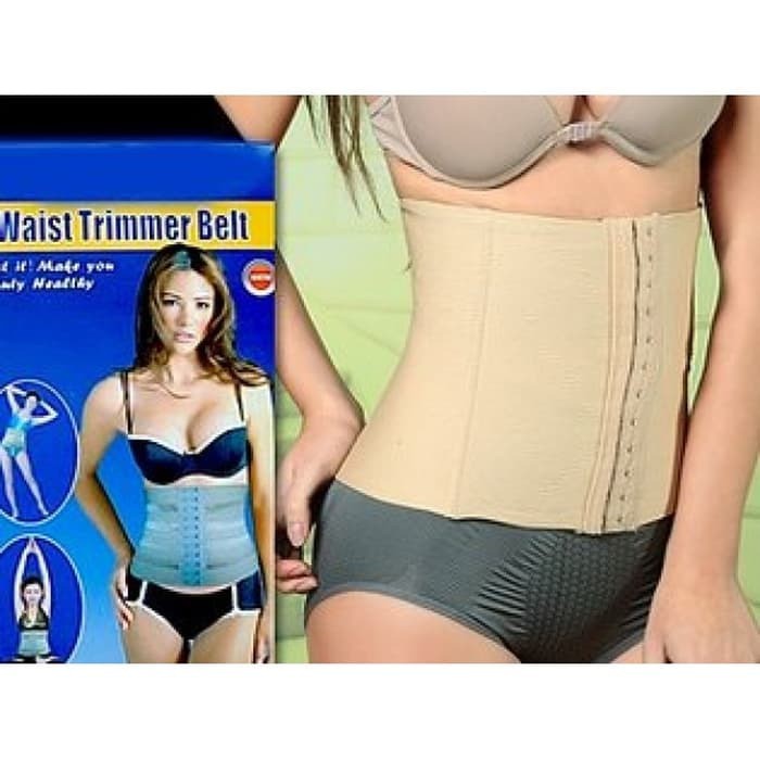 VOM-Korset Slimming Perut / Waist Trimmer Belt - Beige 0360