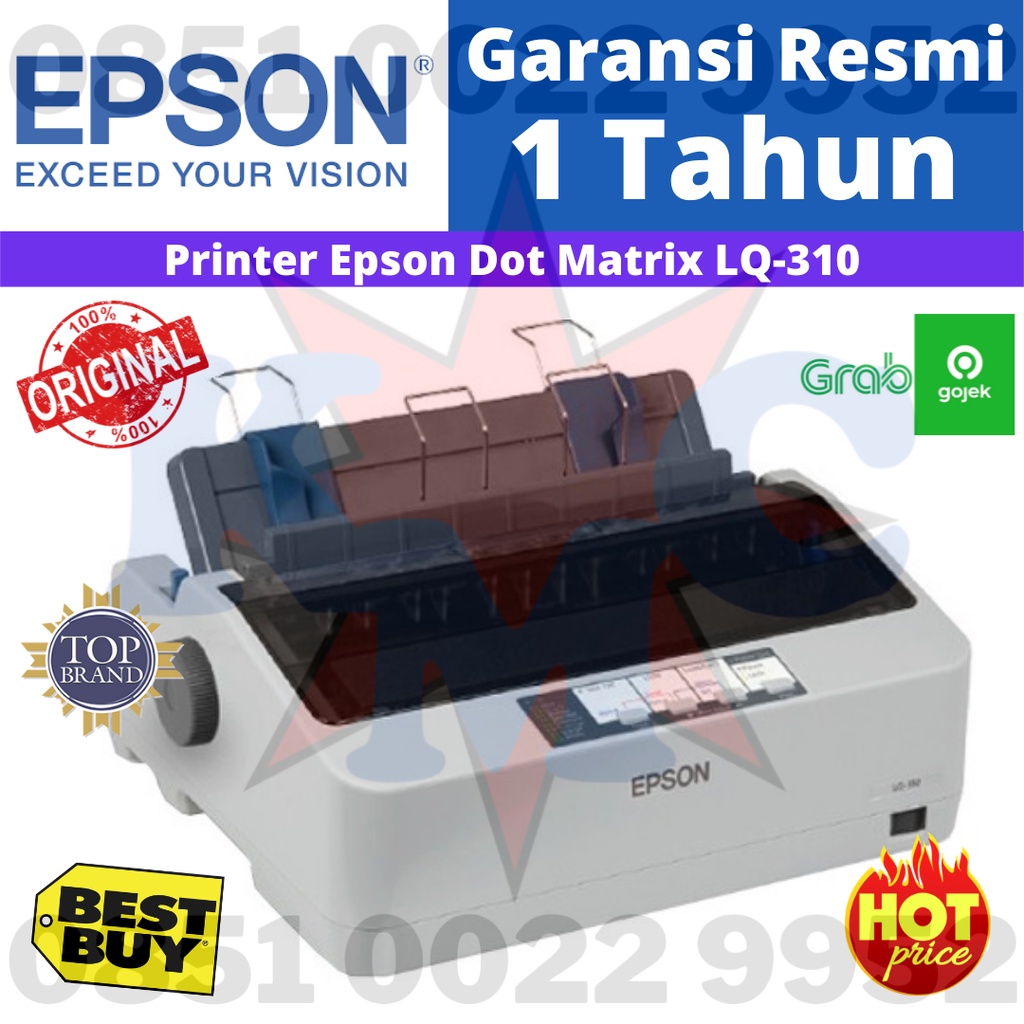 EPSON PRINTER LQ-310 LQ 310 DOTMATRIX PRINTER - EPSON LQ310