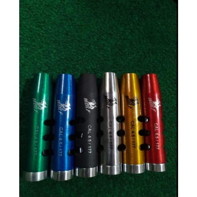 muzzle break pemecah suara wolf