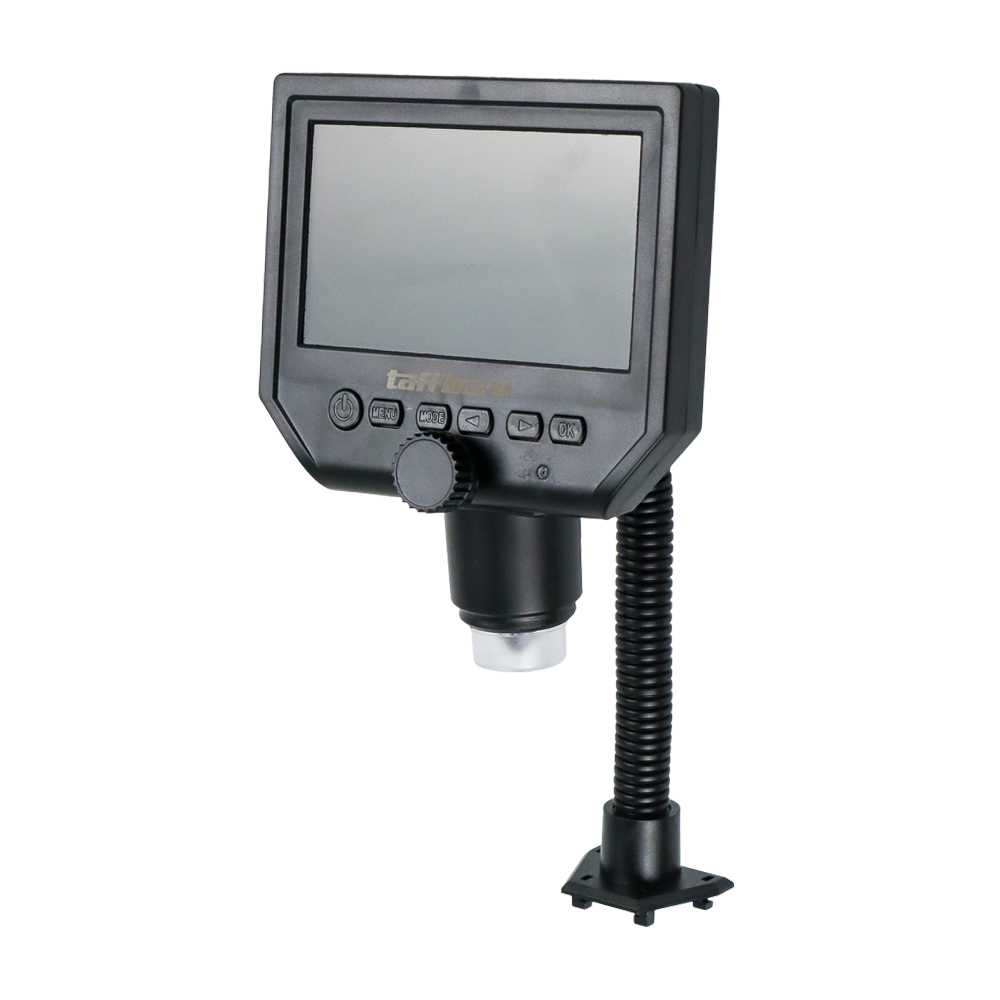 Taffware Mikroskop Digital 3.6MP 600X Monitor &amp; Fleksibel Stand - G600