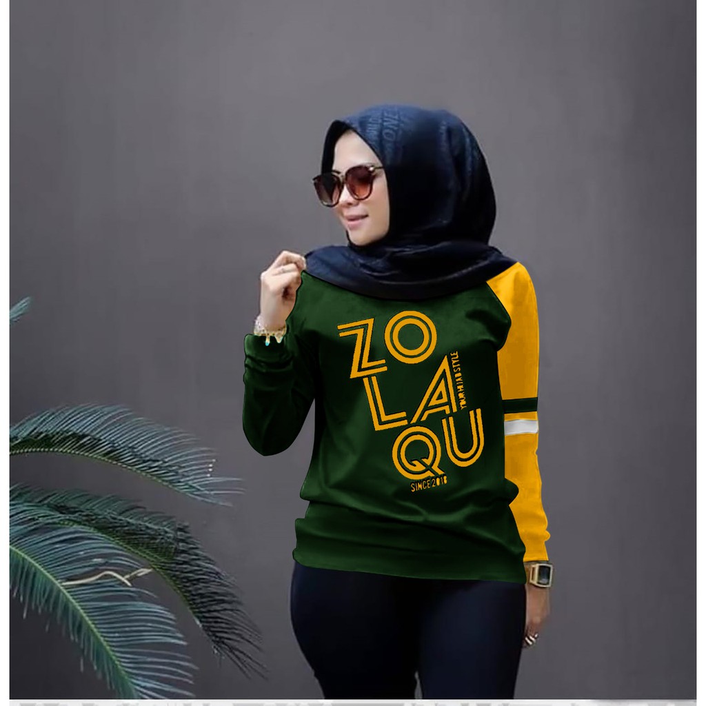 INDOBEST BAJU BLOUSE ZLQ LENGAN PANJANG / ATASAN PAKAIAN WANITA
