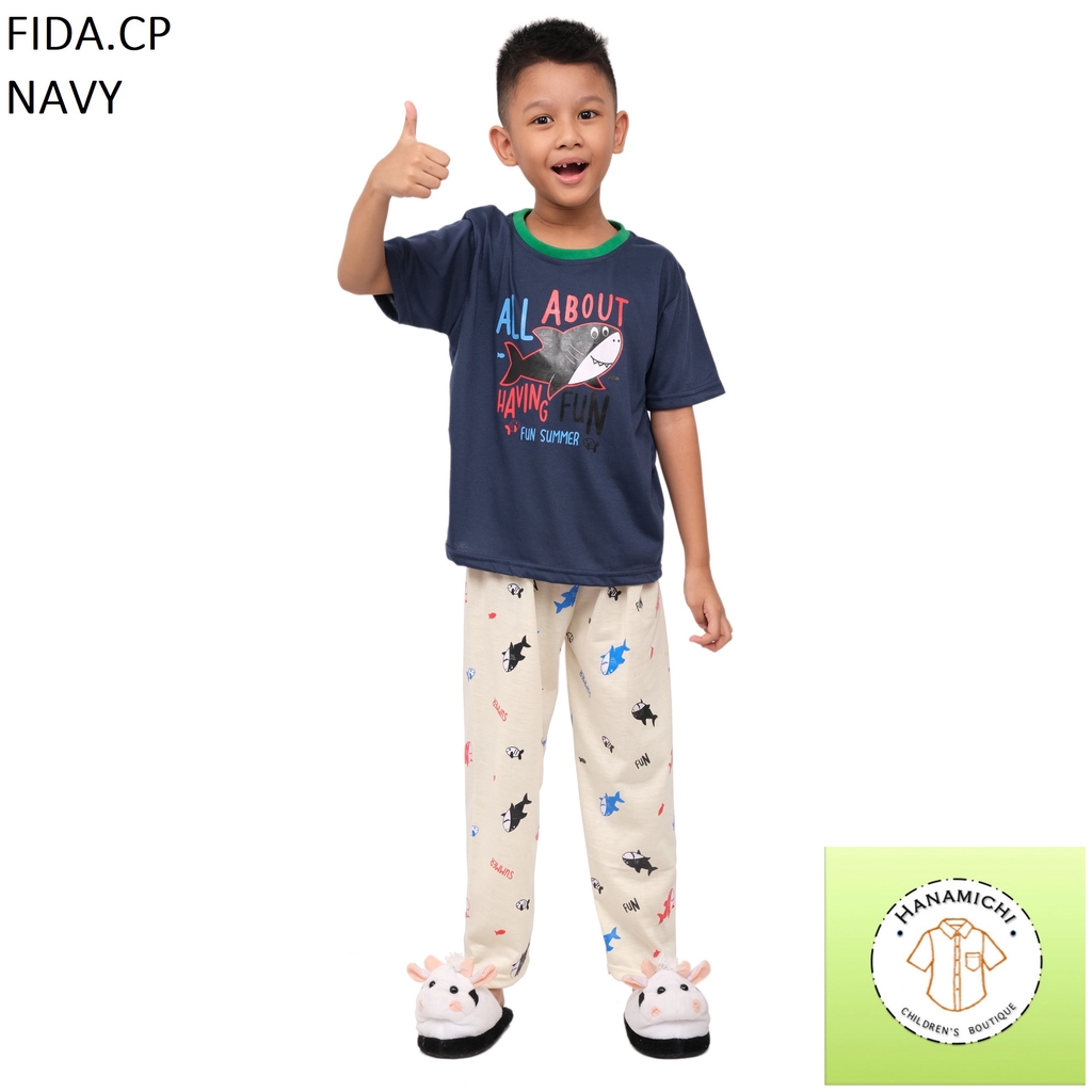 Hanamichi FIDA.CP Baju Tidur Anak Lengan Pendek