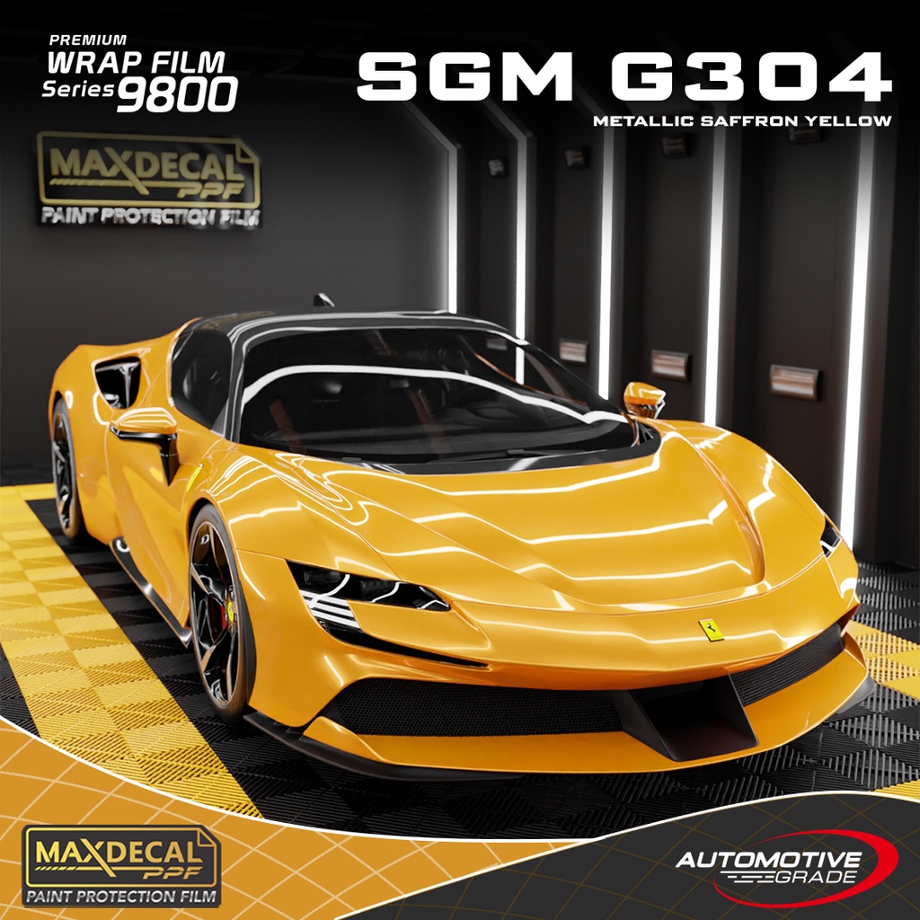 Maxdecal Premium Wrap Film 9800 - SAFFRON YELLOW