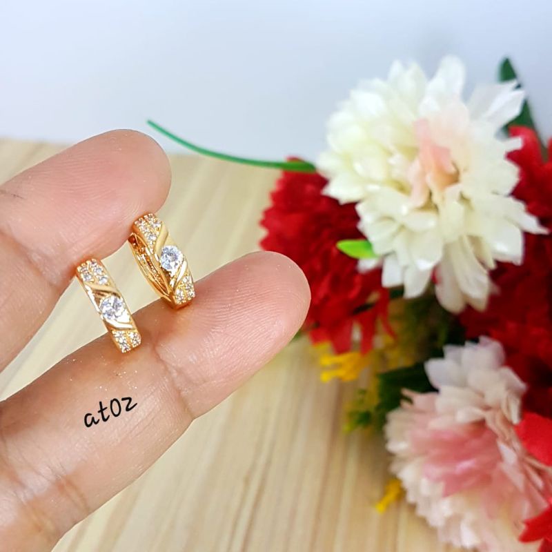 Anting titanium kode 03 ,awet,tahan lama