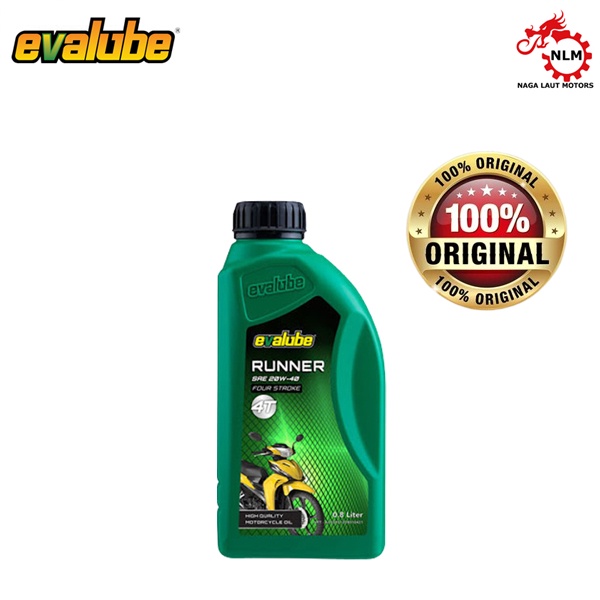 Oli Evalube 4T Runner Stroke Oil 20W-40 0.8L